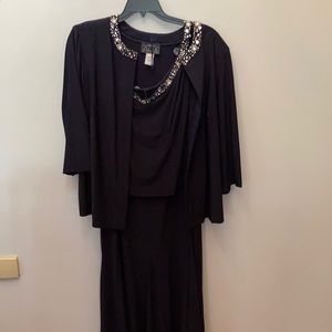 Mother of bride dress. Navy blue